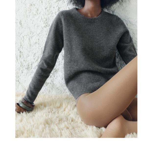 Zara basic 100% wool Gray Sweater *read description - Picture 1 of 3